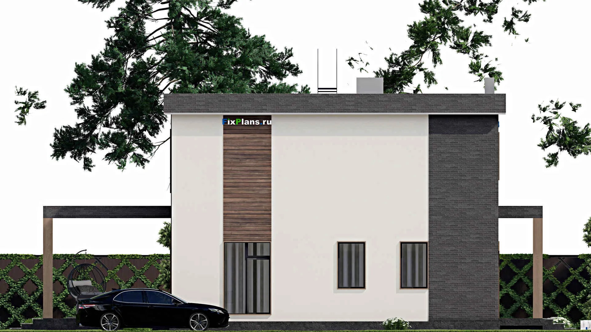 F-5615 - Проект двухэтажного дома 9 на 11, площадью 160 м² с 4 спальнями